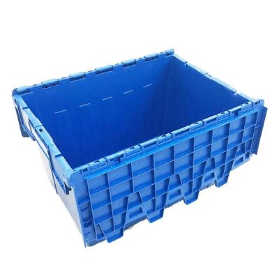 प्लास्टिक मूविंग वेयरहाउस पीई हाइजीन बॉक्स 600x400x350mm 50Kg वॉल्यूम