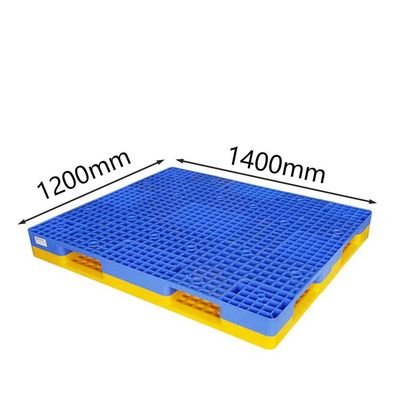 पीई वर्जिन एचडीपीई रैकेबल प्लास्टिक पैलेट 1200x1400x150 वेयरहाउस 6000 किलो