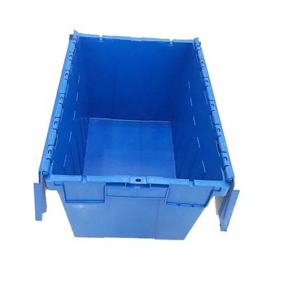 प्लास्टिक मूविंग वेयरहाउस पीई हाइजीन बॉक्स 600x400x350mm 50Kg वॉल्यूम